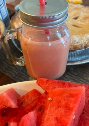 Hình của món Smoothie : dưa hấu.
