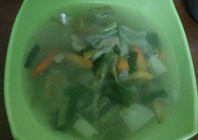 Resep Sayur SOP bakso, Enak