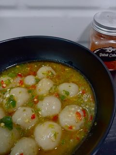 Foto resep Cilok kuah sambal goang