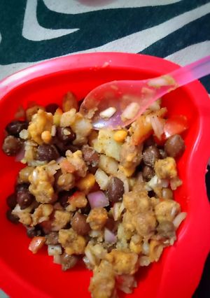A picture of Chana chat.