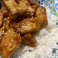 Orange chicken (No Frying) A picture of Orange chicken (No Frying).