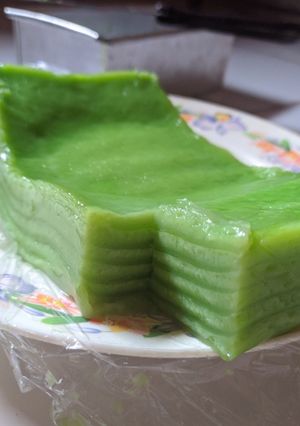 Foto resep Lapis india pandan ekonomis