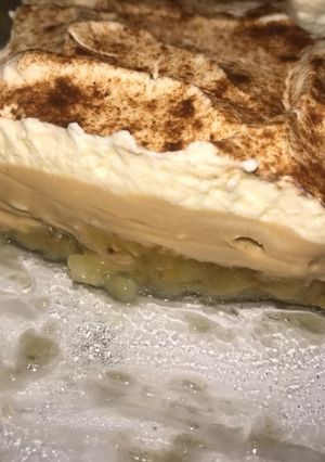 Una foto de Postre de banana🍌