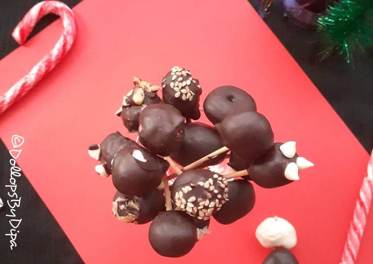 Steps to Prepare Favorite Chocolate Makhana Pops