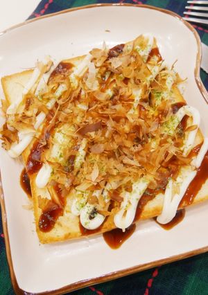 平底鍋「大阪燒吐司」好美味、好好吃!! 的食譜成品照片