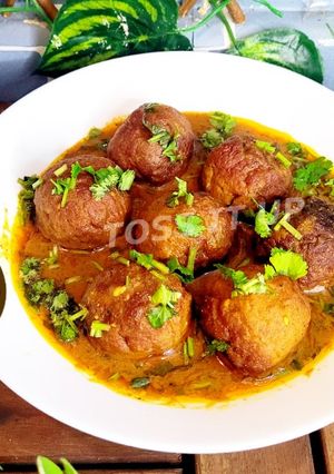 A picture of Soft Juicy Spicy Lucknowi Shahi Mutton Kofta Meatballs.