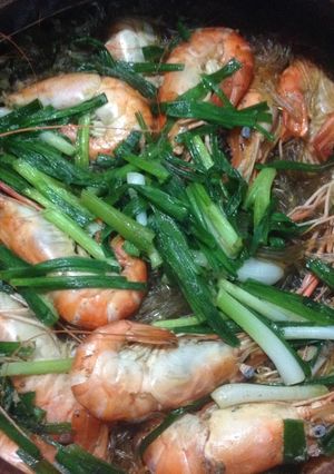 รูปของ กุ้งอบวุ้นเส้นหม้อดิน