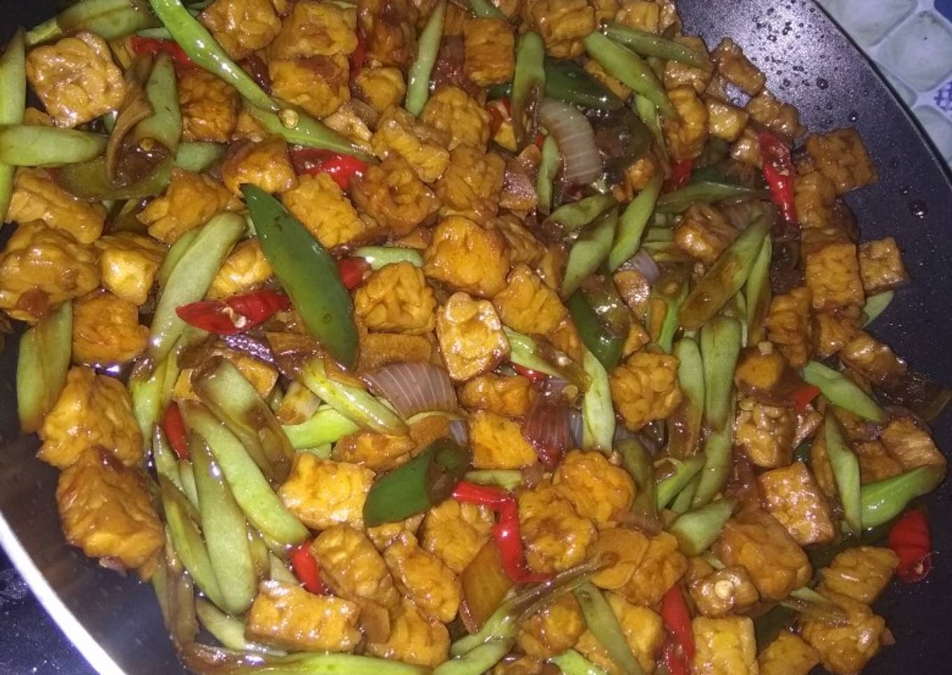Oseng tempe buncis