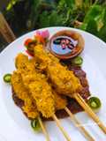 Sate Kelapa (Sate Ayam Kelapa) Bumbu Gulai Instan