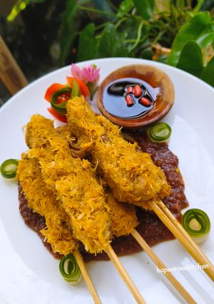 Foto resep Sate Kelapa (Sate Ayam Kelapa) Bumbu Gulai Instan