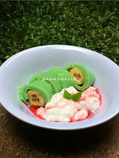 Foto resep Es Pisang Ijo