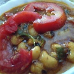 A picture of Chawli sabzi.
