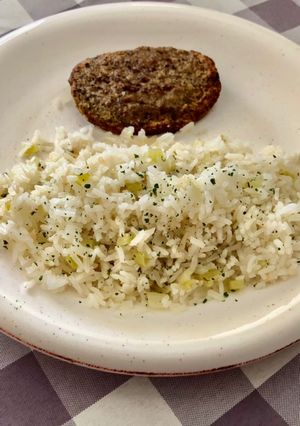 Una foto de Arroz con apio