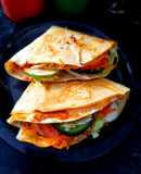 Tortilla Wrap with egg and veggies