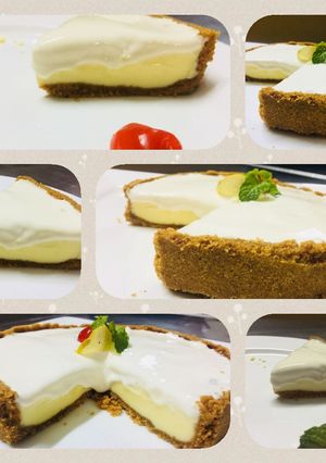 A picture of Bake Cheese Cake #CookpadApp #Ramadankityari.