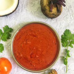 A picture of Beetroot kurma.