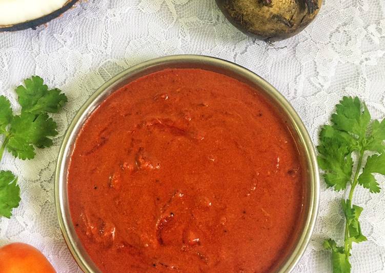 How to Make Super Quick Homemade Beet root kurma