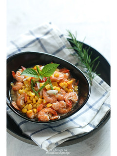 Foto resep Tumis Udang Jagung Manis