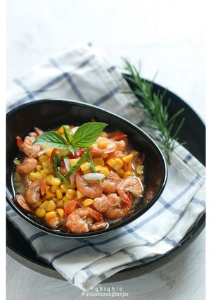 Foto resep Tumis Udang Jagung Manis