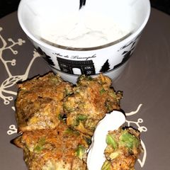 A picture of Low Carb Indian-Spiced Broccoli Bites.
