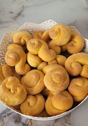 Φωτογραφία της συνταγής Πασχαλινά κουλουράκια πορτοκαλιού νηστίσιμα