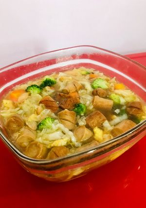Foto resep Capcai sosis kuah