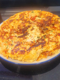 Una foto de Tortilla con sabor a vacaciones 🏝