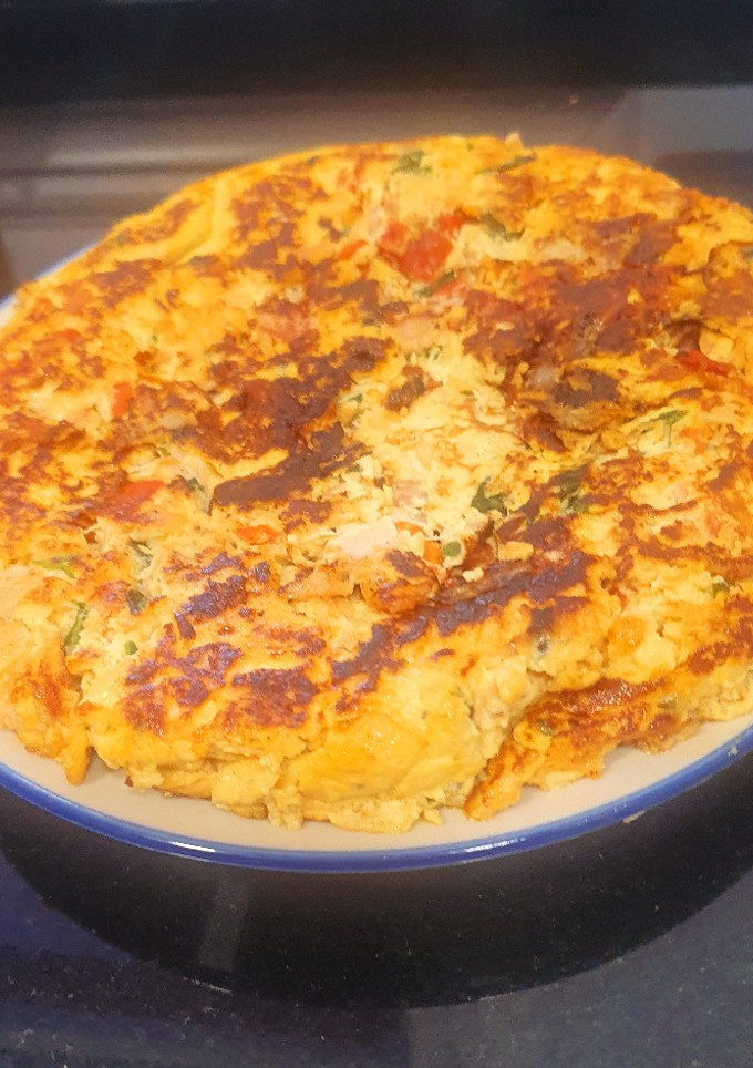 Una foto de Tortilla con sabor a vacaciones 🏝