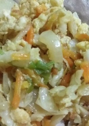 Foto resep Orak-arik telur sayur