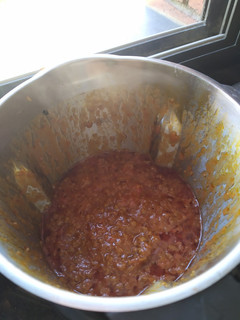 Una foto de Salsa boloñesa en robot mambo