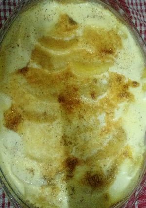 Una foto de Papas a la crema