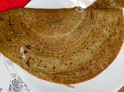 A picture of spinach crepes