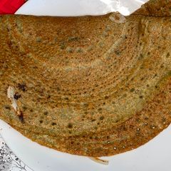 A picture of Green Lentil & Oat Crepe.