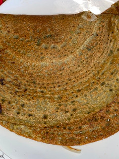 A picture of Green Lentil & Oat Crepe.
