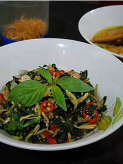 Foto resep Tumis Bunga Pepaya dan Daun Pepaya Jepang ala NTT