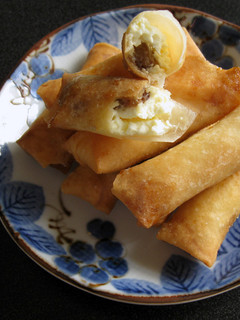 A picture of Sweet Cream Cheese Spring Rolls.