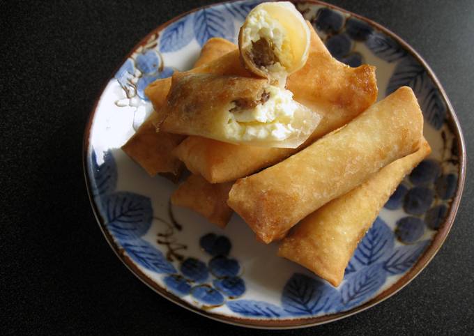 Sweet Cream Cheese Spring Rolls