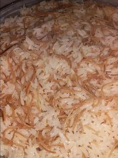 صورة لوصفة رز بشعيرية