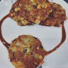 Sabudana vada A picture of Sabudana vada.