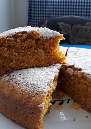 Una foto de Torta de zanahoria