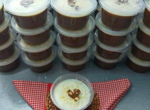 Foto resep Puding Coklat Vla Keju Silverqueen