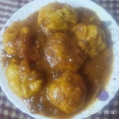 A picture of #maggimagicinminutes#collab #gravi momo Manchurian.