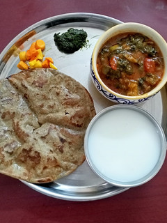પાલક રીંગણ નું શાક (Palak Ringan Shak Recipe In Gujarati) રેસીપી મુખ્ય ફોટો