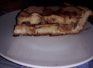Una foto de Tarta de manzana y canela