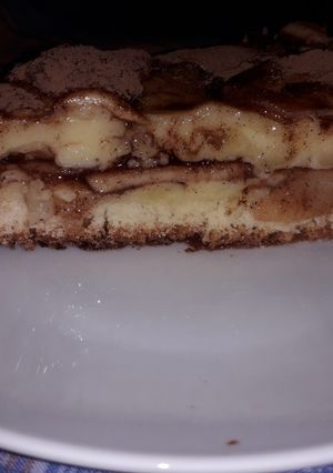 Una foto de Tarta de manzana y canela