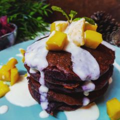 A picture of Beetroot Pancake.