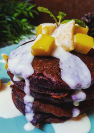 A picture of Beetroot Pancake.