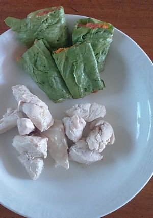 Una foto de Rollitos de lechuga