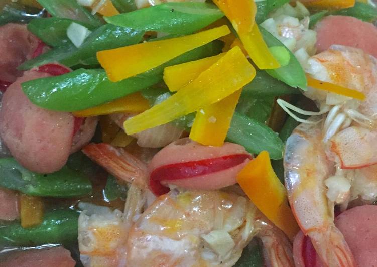 Tumis buncis saus tiram