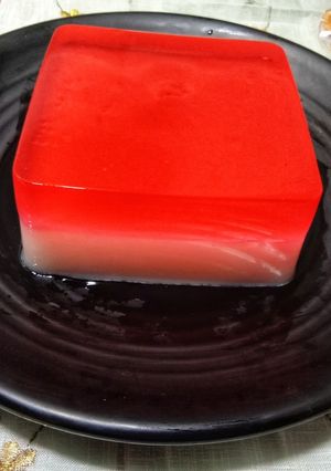 Foto resep Puding Merah Putih